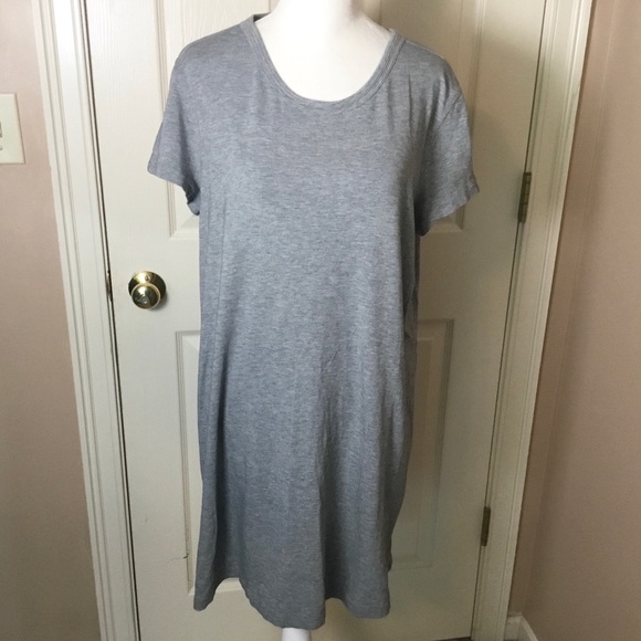 Lululemon Day Tripper Heathered Gray Open Back Casual Dress - 6 - Picture 4 of 9